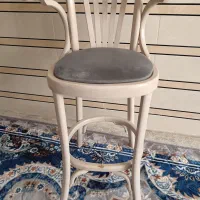 فروش دو عدد تابوره چوبی
