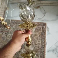 آینه شمدون و میز برنجی