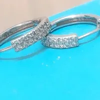 گشواره نقره گرد