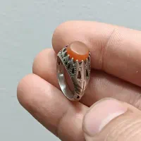 ۲تا انگشتر کهنه قدیمی نقره|جواهرات|آفتاب, |دیوار