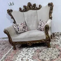 مبل استیل کرم رنگ|مبلمان خانگی و میز عسلی|گنبد کاووس, |دیوار