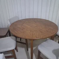 سرویس لاوین ۴ نفره کاملا نو گردویی تازه خریده