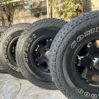 رینگ و لاستیک تویوتا Hiluxرونیز،پیکاپ،پاترول،KMC