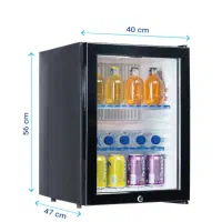 مینی بار یخچال کوچک هتلی ویترینی ۳ ۵ ۹فوت درب شیشه|یخچال و فریزر|اصفهان, عباس‌آباد|دیوار