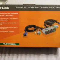 سوویچ KVM دو پورت D-Link KVM-121