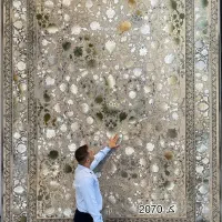 حاکان ۱۲۰۰/ بژه /موکا/دودی /نقره ایی جدید|فرش|شیراز, قلات|دیوار