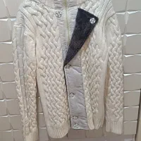 کاپشن بافت تمام کش ابریشم خارجی XL (نو)