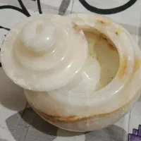 جای سیگاری سنگ خالص مرمر اصل قندون سنگی مرمر خالص|کلکسیون اشیاء عتیقه|تهران, خواجه نصیر طوسی|دیوار