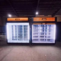 دو عدد یخچال پروتئینی منجمد و بالا صفری