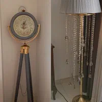 آباژور و ساعت ایستاده