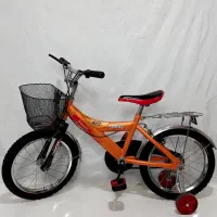 دوچرخه نارنگی سایز۱۶ درحدنو مناسب کادو|دوچرخه، اسکیت، اسکوتر|پرند, فاز ۲|دیوار