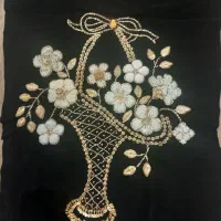 تابلو سرمه دوزی
