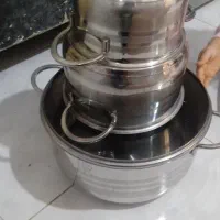 سرویس قابلمه ماهیتابه استیل