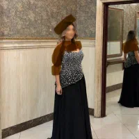 لباس مجلسی فقط یکبار استفاده شده در حد نو
