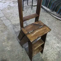 صندلی تمام چوب چند کاره|صندلی و نیمکت|ساری, |دیوار