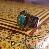انگشتر نقره فیروزه زنانه