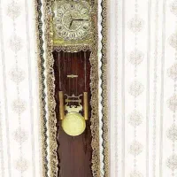 ویترین ساعت بوفه زیرال ای دی برنج و برنز