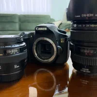 کانن d60 لنز فیکس 50 و لنز 24-105
