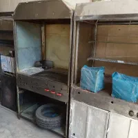 فر ساندویچ،یک چدن بزرگ ،یک سرخکن ویک شعله