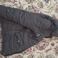 کاپشن مشکی قهوه ای