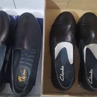 دو جفت کفش چرم طبیعی زنانه سایز 39