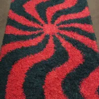 فرش  مدل ماکارونی به همراه پادری