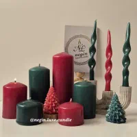 شمع یلدایی خاص (استوانه بدون اشک و قلمی)|صنایع دستی و سایر لوازم تزئینی|مشهد, هنرور|دیوار