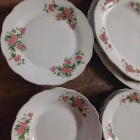 ظرف و ظروف چینی گل سرخی گلسرخی گل سرخ|ظروف سرو و پذیرایی|تهران, شهرک شریعتی|دیوار