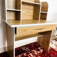 میز تحریر MDF با کتابخانه متحرک و کشو