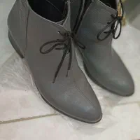 نیم بوت چرم اصل