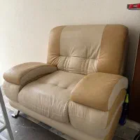 مبل هفت نفره چرمی