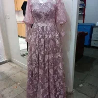 پیراهن مجلس اینه و سنگ دوزی سایز ۳۸تا۴۰ نو