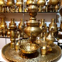 کلکسیون قدیمی برنجی ذغالی زغالی مسی گازی سماور|کلکسیون اشیاء عتیقه|اصفهان, دستگرده|دیوار