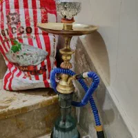 قلیان برنجی در حدنوطعم سیب یخ