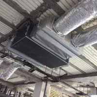 داکت اسپلیت همراه با کانال کشی|کولر گازی و فنکوئل|اراک, |دیوار