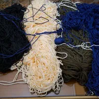 کلاف باز نشده مکرومه بافی