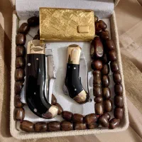 چاقو ، فندک و تسبیح گردنبند کلکسیونی