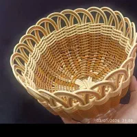 سبد دست بافت