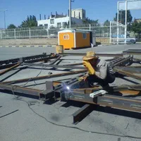 جوشکاری انواع اسکلت فلزی وسقف شیبدار
