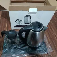 چای ساز وارمی و ماهی تابه دوطرفه هپی مِل|سماور، چای‌ساز، قهوه‌ساز|فردیس, شهرک ۱۱۰|دیوار