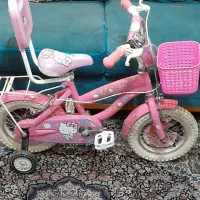 آمانو شانزده کمکفنردار و دوچرخه سایز۱۲ صورتی|دوچرخه، اسکیت، اسکوتر|اندیشه, اندیشه فاز ۱|دیوار