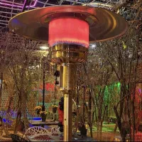 هیتر قارچی وارداتی استیل ماشروم بالکنی هرمی رومیزی