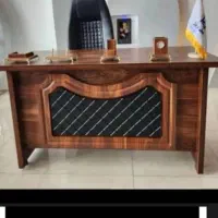 میز مدیریتی پریناز چرم|مبلمان اداری|تهران, بهداشت|دیوار