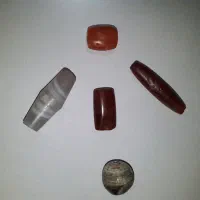 مهره های گبری داوودی و سلیمانی کهنه و گردنی خط