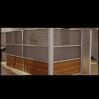 دکوراسیون پارتیشن اداری دوجداره وتک جداره