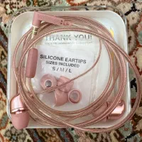 هندزفری سیم دار رنگ رزگلد happy plugs|لوازم جانبی موبایل و تبلت|تهران, شهرآرا|دیوار