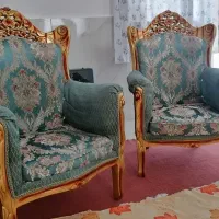 مبل سلطنتی ۷ نفره چوب راش|مبلمان خانگی و میز عسلی|قدس, شهرقدس|دیوار