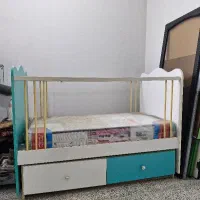 تخت کودک و بچه همراه تشک طبی