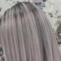 مدل برای کراتین، رنگ و لایت، کوتاهی