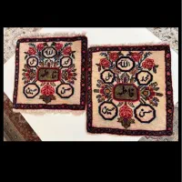 میزبرنجی تابلوفرش دستباف سوفله خوری وارمردار|صنایع دستی و سایر لوازم تزئینی|بناب, |دیوار